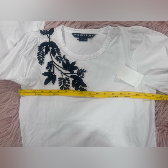 NWOT VERONICA BEARD Franchi Top In White Size S $ 299 - Picture 9 of 9